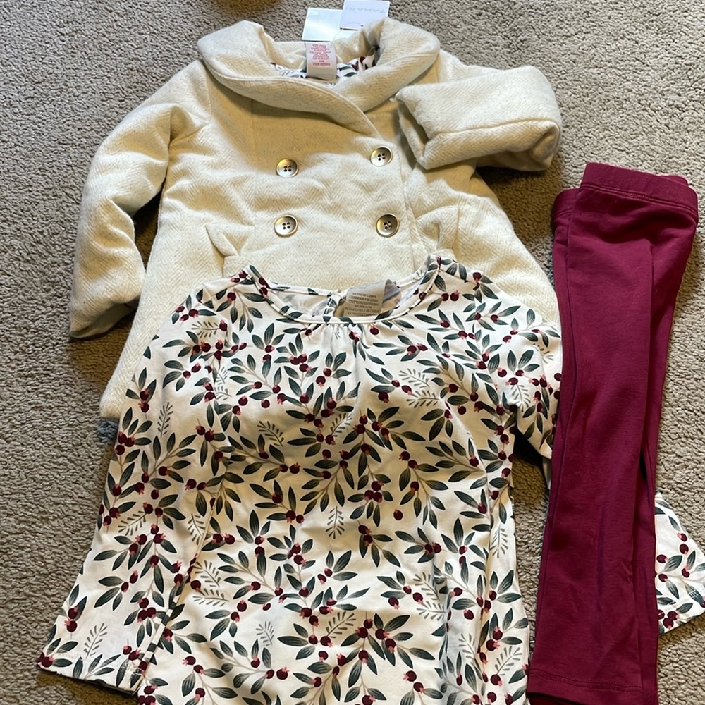 Tahari baby girl jacket & matching outfit size 18months NWT
